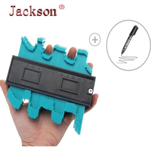 New 5 Inch Plastic Profile Gauge Contour Gauge Duplicator Standard Wood Marking Winding Pipe Tiling Laminate Tool General Tool