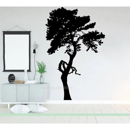 Huge Classic Tree Branch Vinyl Wall Stickers Living Room Bedroom Nature Forest Leaves Wall Decal Baby Bedroom Home Decor LL2705