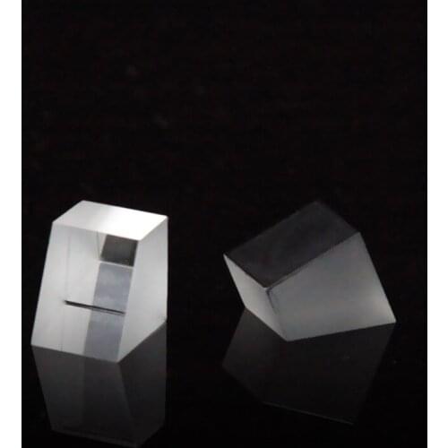 Custom Beamsplitter Prism Right Angle Triangle Prism Cube Beamsplitter AR Coating Right Angle Prism Glue Prism