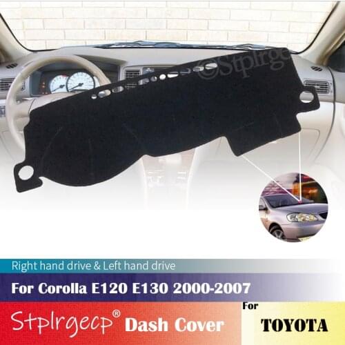 For Toyota Corolla E120 E130 2000~2007 Anti-Slip Mat Dashboard Cover Pad Sunshade Dashmat Car Accessories 2006 2005 2004 2003