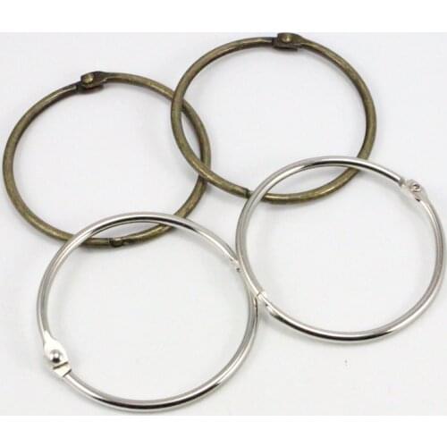 SALE Lucia crafts 19mm/51mm/63mm Silver Bronze Metal Binding Ring Diy Photo Album Accessories G0606