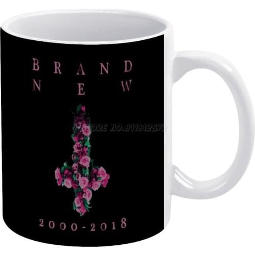 Brand New " Farewell Cross " White Mug Coffee Mugs Girl Gift Tea Milk Cup Mugs Brand New Cross Upside Down Upside Down Cross Bra