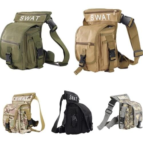 Hot Military Leg Waist Pack Weapons Tactics Outdoor Sport Special Waterproof Drop Utility Thigh Pouch Hunting Bags