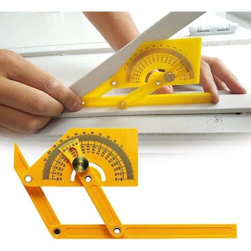 Precise Protractor and Angle Finder Woodworking Measurement Tools 0° To 180