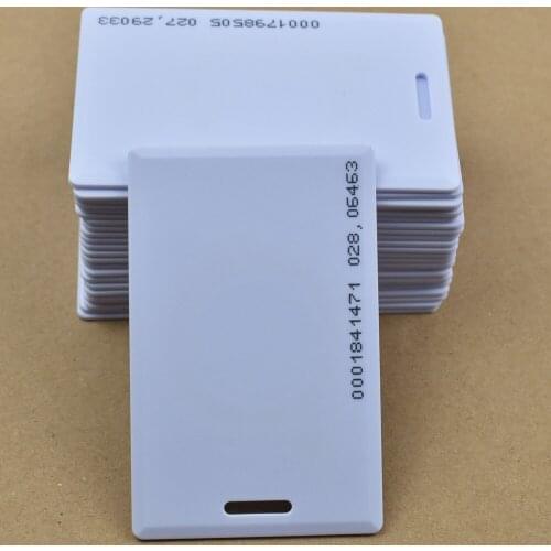 1000pcs/Lot 125KHz Rfid Tag EM ID TK4100/EM4100 Thick Card Access Control System Card RFID Card