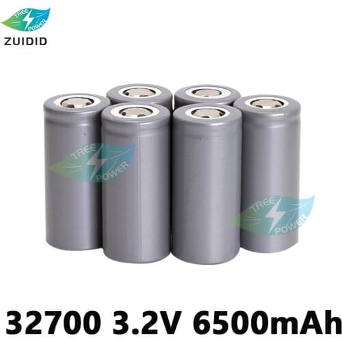 32700 3.2V 6500mAh LiFePO4 rechargeable battery cell LiFePO4 55A discharge battery for Backup Power flashlight