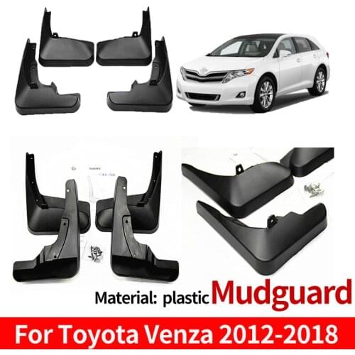 For Toyota Venza 2012-2018 Set Molded Mud Flaps Mudflaps Splash Guards Front Rear Mud Flap Mudguards Fender Car Accessories