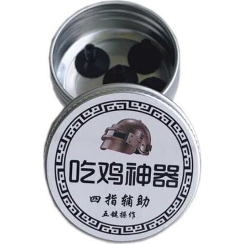 4PCS Four Finger/Six Finger Suction Touch Button Joystick PUBG Controller Peace Elite Battlefield Mobile Game Rocker Accessories