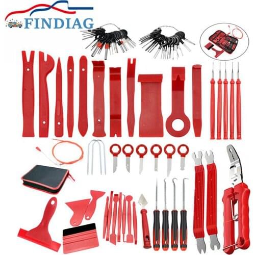82pcs Audio Interior Removal Tool Filming Scraper Repair Pliers Needle Clear Glue Retractor 2in1 Screwdriver Pick & Hook Set