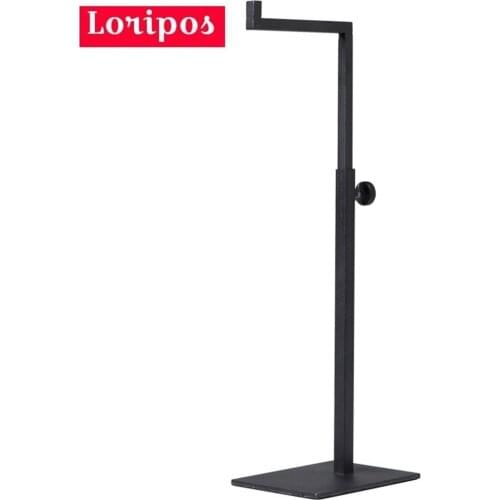 Black Metal Iron Handbag Display Landing Bag Rack Stand Racks Fasion Hook Table Stand Handbag Display Floor Stand 10pcs/pack