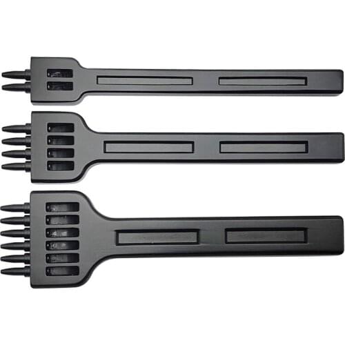 Hot Sale Alloy Steel DIY Leather Tool 4Mm Set Row Punch / Belt Punch Round Punch / Diamond Hand Punch Leather Stitching Punching