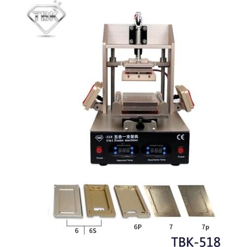 Hot TBK-518 Separate LCD Screen & Frame And Remove Glue/Polarized Machine With Multifunction For iphone 7 6S 5 samsung Repairing