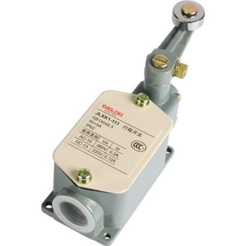 JLXK1-111 AC380V / DC 220V 5A limit switch, automatic reset overtravel-limit switch, DELIXI travel switch