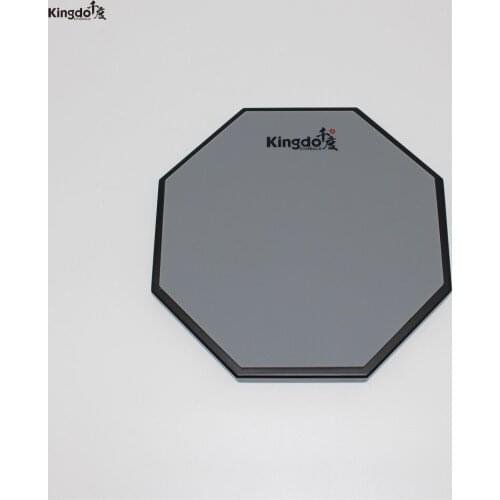 Kingdo portable High quality Cheap silicone practice with 12" dumb drums