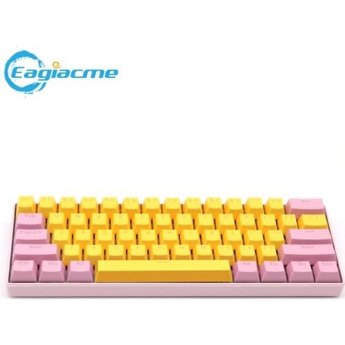 61 Key RGB Backlit Gaming Mechanical Keyboard Bluetooth 5.0/2.4GHz Wireless Gamer Mechanical Keyboard For PC/Desktop Blue Switch