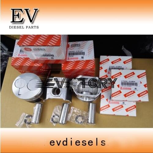 Kubota engine rebuild kit D1703 piston piston ring cylinder liner gasket kit engine bearing