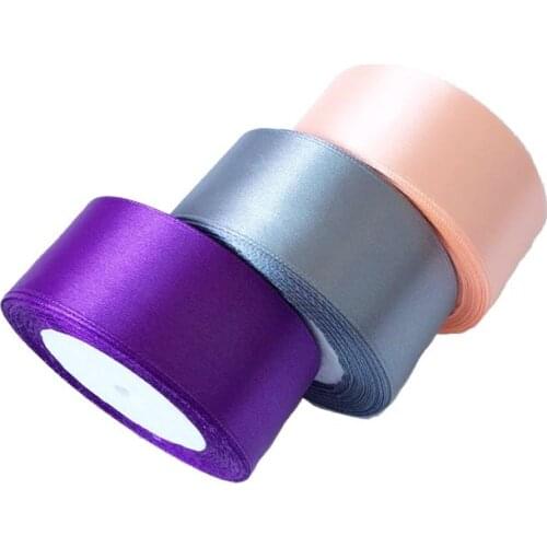 Wholesale Woven Polyester Satin Celebrate 100% Custom Logo Silk Ribbon