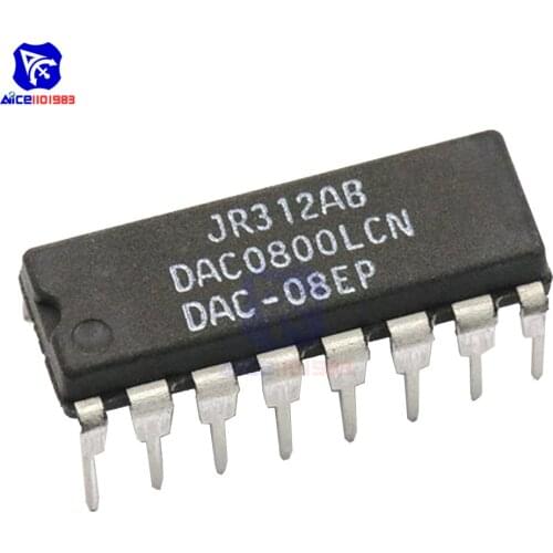1 Piece IC Chip DAC0800LCN DAC0800L DAC0800 DIP-16 Original Integrated Circuit