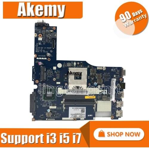 Support i3 i5 i7 Laptop Motherboard For Lenovo G500S VILG1/G2 LA-9902P 90003099 SLJ8E 15 inch Mainboard 100% tested ok HM76