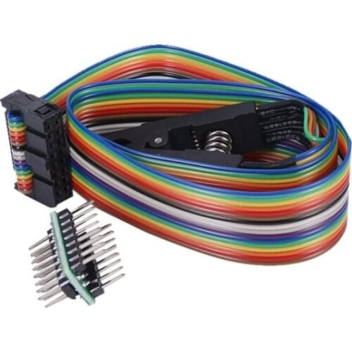 Programmer Testing Clip Sop16 Sop Soic 16 Soic16 Pin Ic Test Clamp Sop16 To Dip8 Flash Clip For 25 Series Rt809F Tl866Cs Tl866A