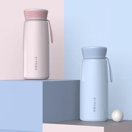 Simple Water Bottle Stainless Steel Thermos Bottle Vaccum Flask Coffee Insulated Cup Eco-friendly Travel Mug Insulated Tumbler