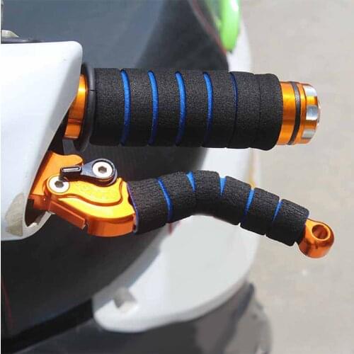Motorcycle Bike Racing Bicycle Handle Bar Non-slip Foam Sponge Grip Cover Soft Handlebar Bike Bar wholesale