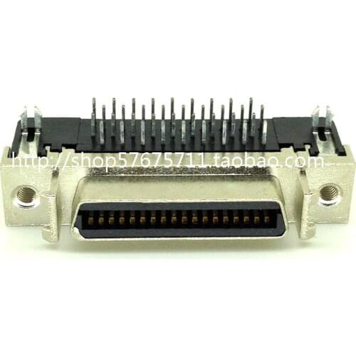 SCSI CN36 90 Degree Bend 36Pin Female Adatper Plug for Power Board Signal Connection SCSI Cable DIY