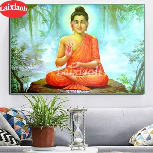 Teaching Buddha Diy diamond embroidery diamond painting full square/round mosaic picture of rhinestone home decor laixiaoli