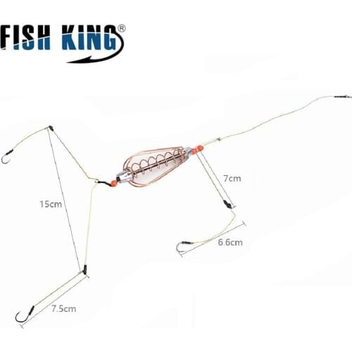 Fishhooks Fishing Feeder Baitholder Anzol Peche Fishing Hook 1pc Artificial Lure Bait Cage Set Catfish Jigs Fishing Tackle