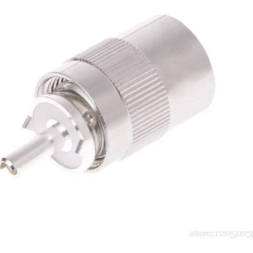 UHF Male PL259 Plug Solder RG8 RG213 LMR400 7D-FB Cable Connector Silver