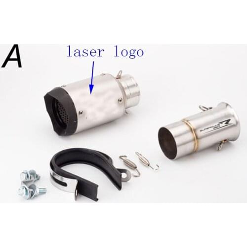 Motorcycle Exhaust Pipe And Middle Link Pipe Suitable For Duke R 2017-2018 1290 SDRS Super 1290