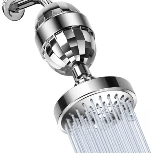 High Output Shower Head with Multi-Stage Shower Filter, Hard Water Filter Removes Fluoride Lead & Other Sediments