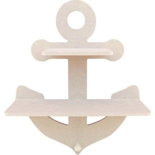 Anchor Shelf Robe Hook Flat Pack Wooden Object CODE: R14 paintable decorative objects декоративные предметы под роспись