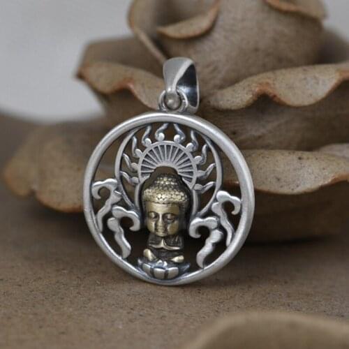 925 Sterling Silver Buddha Charm Pendant A5277