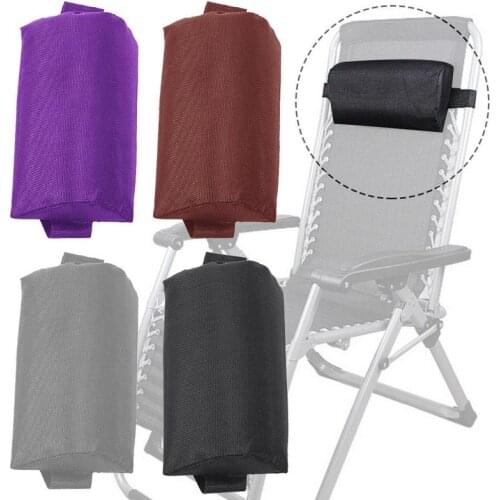 1pcs Headrest Head Cushion Pillow for Folding Sling Chairs/Recliner/Lounge Chair Backyard Beach Picnics Chairs Garden supplies