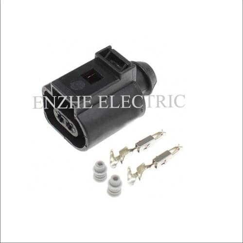 1J0973702 car wire female connector cable 2Pin connector automotive wiring harness plug sockets terminal DJ7022A-1.5-21