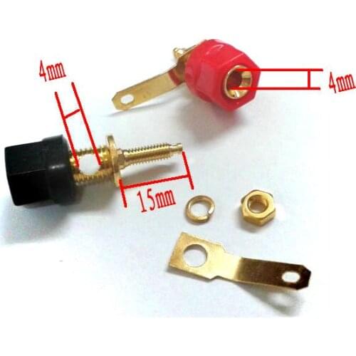 20pcs Binding Post Terminal for 4MM Banana plug Speaker CONNECTOR