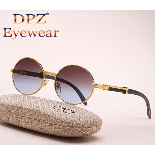 2021 Luxury Round Steampunk Sunglasses For Women Fashion Vintage Men Brand Design Sun Glasses UV400 Lunette De Soleil 7867