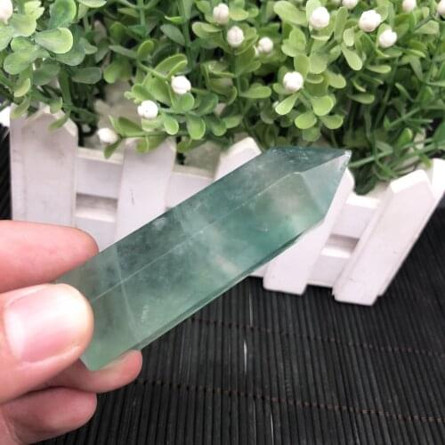 230G Natural Fluorite Wand Quartz Crystal Repair Geomancy witchcraft supplies aesthetic room decor