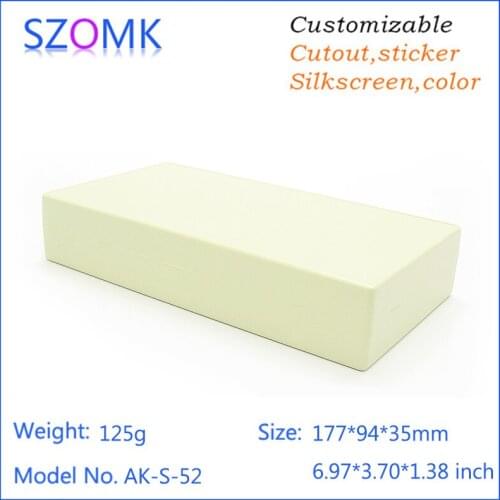 4pcs a lot High quality abs material plastic junction box plastic housing for electronics products 177*94*35mm