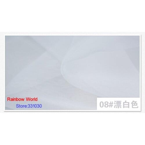 5 meter soft good density white mesh cloth fabric for DIY wedding veil children dress skirt material