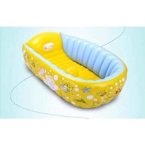 New Baby Swimming Pool Inflatable Thermal Insulation Infant Children Baby Swimming Bucket Home Bath Bucket Newborn Bath Tub