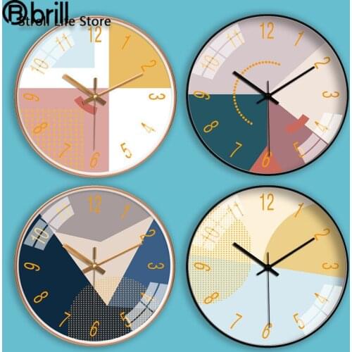 Large Gold Wall Clock Modern Design Living Room Silent Bedroom Clocks Wall Home Decor Farmhouse Horloge Murale Orloge Mural Gift