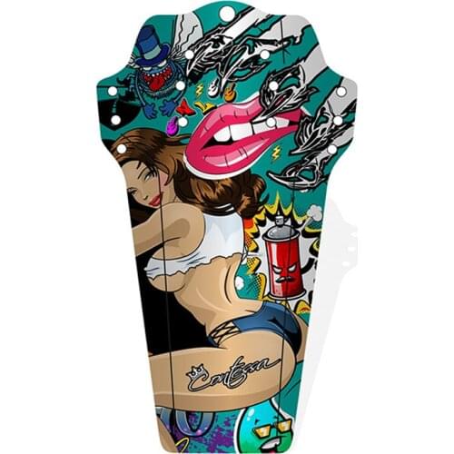 MTB Bike Mudguard Wings Bicycle Fenders Color Front Rear Tire Wheel Universal Mudguard Road Bicycle Fender Durable Carbon Fiber