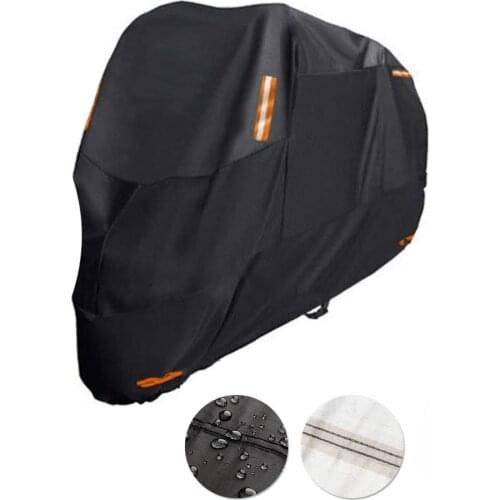 Motorcycle Cover 300D Polyester Covers Moto Scooter Raincoat Waterproof Protection for Honda Suzuki Kawasaki Yamaha BMW K-TM