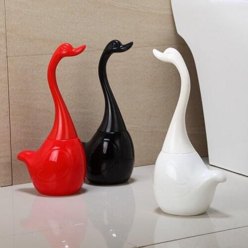 Bathroom Ceramic Toilet Brush Holder Cute Cleaning Home Toilet Brush Flat Wc Hardware Brosses De Toilette Household Merchandises
