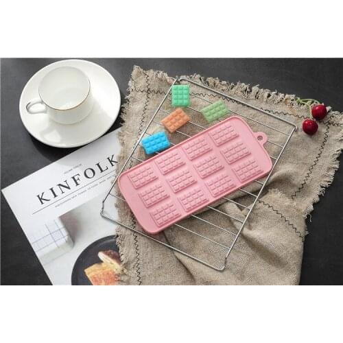 Chocolate Molds Bakeware Cake Molds High Quality Square Eco-friendly Silicone Silicone mold DIY 1PC food grade 24 Cavity