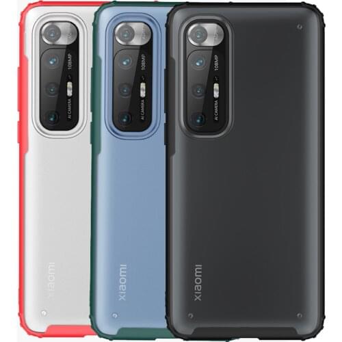 Hybrid Slim Armor Case For Xiaomi Mi 10S Drop resistance Clear Transparent Back Cover Shield Defender