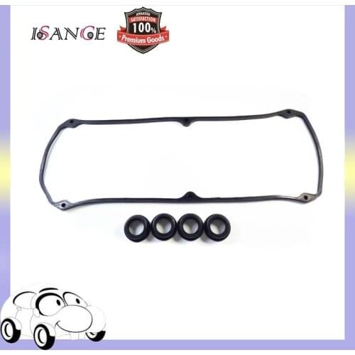 ISANCE Engine Valve Cover Gasket Set 2.4L 16V 4G64 For Mitsubishi Eclipse Galant Chrysler Sebring Dodge Stratus OEM# VS50562R