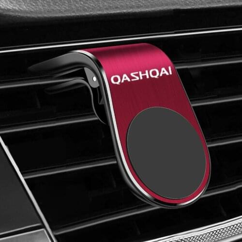 Metal Magnetic Car Phone Holder for Nissan qashqai Air Vent Clip Mount Magnet Mobile Stand GPS Display car Styling Accessories